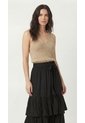 Blusa Tejida Manga Sisa Croche Mujer de Belife