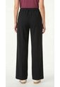 Pantalón Negro En Lino Para Mujer de Belife