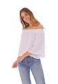 Blusa Con Cuello Bandeja - Mujer de Belife