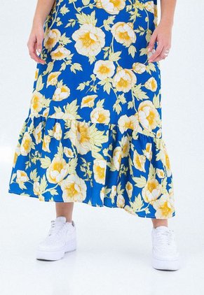 Vestido Amarillo Oro Viejo Con Cargadera Ancha Para Mujer Belife