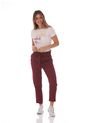 PANTALÓN  VINO TINTO BAGGY PARA MUJER 100616-00 de Belife