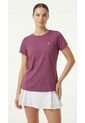 Camiseta Deportiva Manga Corta Morada Para Mujer de Belife
