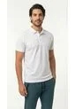 Camiseta Polo Deportivo Blanco Para Hombre de Belife