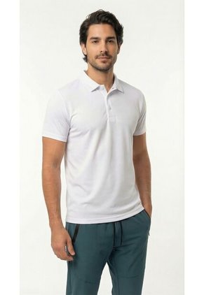 Camiseta Polo Deportivo Blanco Para Hombre