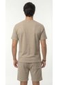 Camiseta Café Manga Corta Para Hombre de Belife