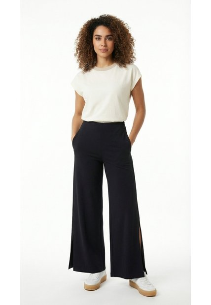 Pantalón Amplio Negro Para Mujer