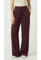 Pantalón Vino Amplio Para Mujer de Belife