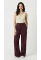 Pantalón Vino Amplio Para Mujer de Belife
