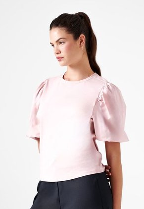 Camiseta Manga 34 Con Puño Resortado-