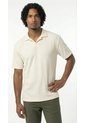 Camiseta Polo Ivory Cuello Cubano Para Hombre de Belife