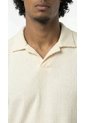 Camiseta Polo Ivory Cuello Cubano Para Hombre de Belife