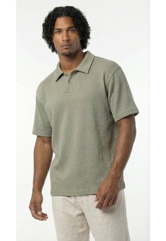 Camiseta Polo Verde Manga Corta Para Hombre Belife