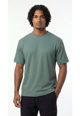 Camiseta Manga Corta Verde Para Hombre Belife