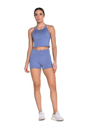 Camiseta Sisa Top Interno Azul En Poliéster Para Mujer