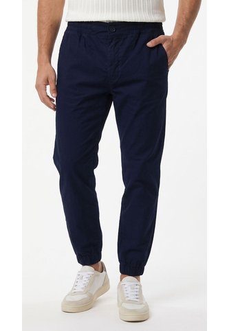 Jogger Azul Oscuro En Drill Para Hombre Belife