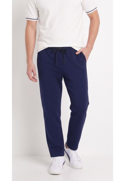 Pantalón Azul Oscuro Tapered Para Hombre