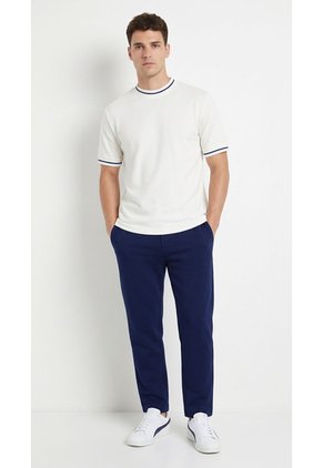 Camiseta Ivory Piqué Manga Corta Para Hombre