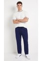 Pantalón Azul Oscuro Tapered Para Hombre de Belife