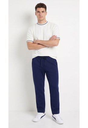 Pantalón Azul Oscuro Tapered Para Hombre