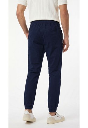 Jogger Azul Oscuro En Drill Para Hombre