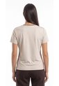 Camiseta Deportiva Beige Para Mujer de Belife