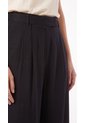 Pantalón Negro Fit Ancho Para Mujer de Belife