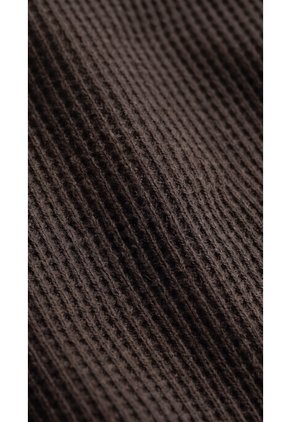 Camiseta Café Texturizada Para Hombre