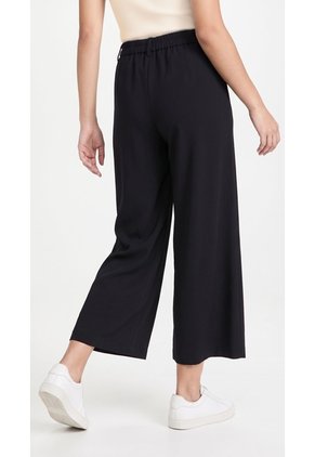 Pantalón Negro Fit Ancho Para Mujer