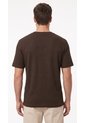 Camiseta Café Texturizada Para Hombre de Belife