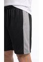 Pantaloneta Deportiva Negra Con Bloque Gris Para Hombre de Belife