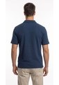 Polo Azul Oscuro Texturizada Para Hombre de Belife