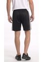 Pantaloneta Deportiva Negra Con Bloque Gris Para Hombre de Belife