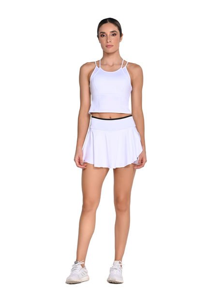 Camiseta Sisa Top Interno Blanco En Poliéster Para Mujer