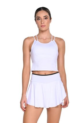 Camiseta Sisa Top Interno Blanco En Poliéster Para Mujer