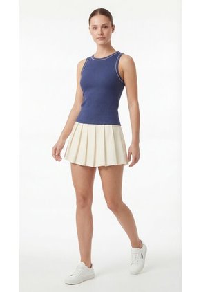 Falda Deportiva Ivory Con Short Interno Para Mujer