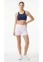 Short Running Blanco óptico Para Mujer Con Ciclista Interno de Belife