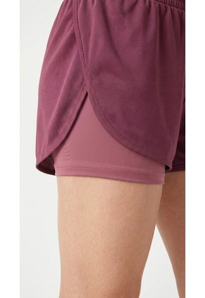 Short Running Vino Para Mujer Con Ciclista Interno