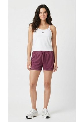 Short Running Vino Para Mujer Con Ciclista Interno