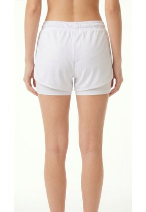 Short Running Blanco óptico Para Mujer Con Ciclista Interno