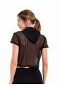 Camiseta Deportiva Negra En Malla Para Mujer Belife de Belife