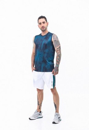 Camiseta Deportiva Verde Esmeralda Sisa Para Hombre Belife