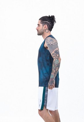 Camiseta Deportiva Verde Esmeralda Sisa Para Hombre Belife