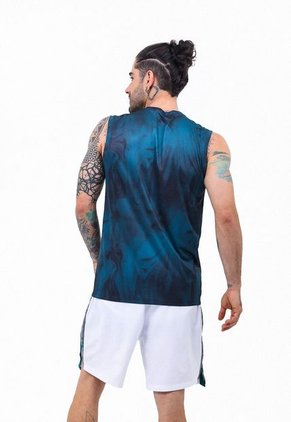 Camiseta Deportiva Verde Esmeralda Sisa Para Hombre Belife
