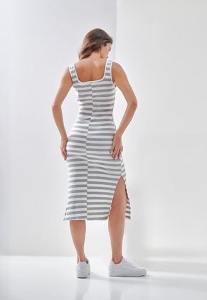 Vestido Largo Manga Sisa