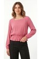 Blusa Rosada Manga Larga Para Mujer de Belife