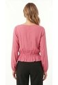 Blusa Rosada Manga Larga Para Mujer de Belife