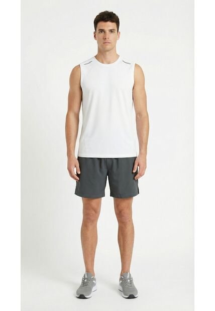 Pantaloneta Deportiva Con Laterales Reflectivos