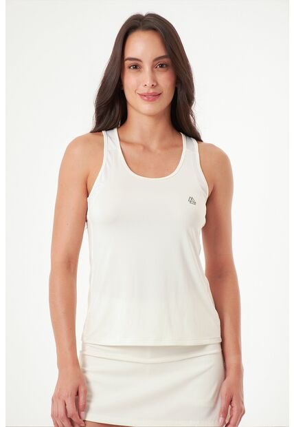 Camiseta Manga Sisa Ivory Para Mujer