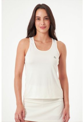 Camiseta Manga Sisa Ivory Para Mujer