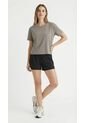 Short Deportivo Negro Con Ciclista Interno Para Mujer de Belife